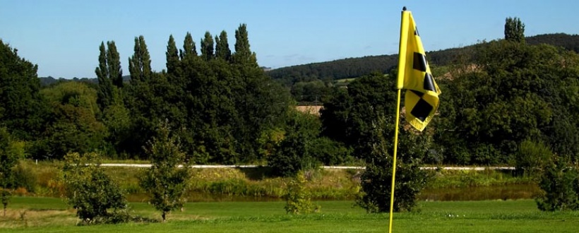 View from the 17th green over the 18th pond