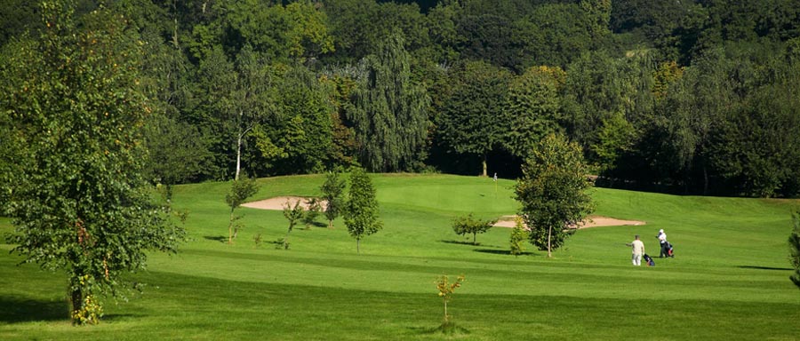 2nd green from the 3rd hole