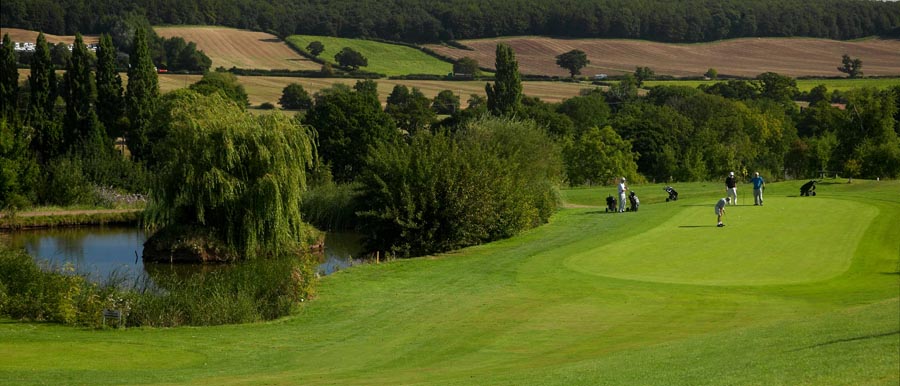 View over the 14th green